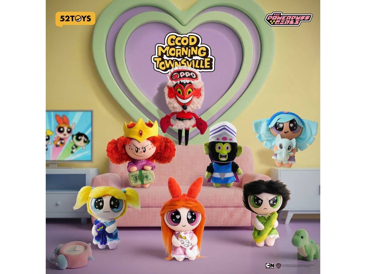 BLINDBOX The Powerpuff Girls Good Morning Townsville Series Plush Charm 1Box 6pcs