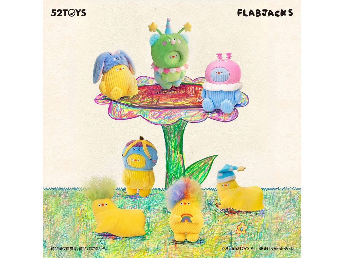 BLINDBOX FLABJACKS THE BIG FEELS Series Plush Charm 1Box 6pcs