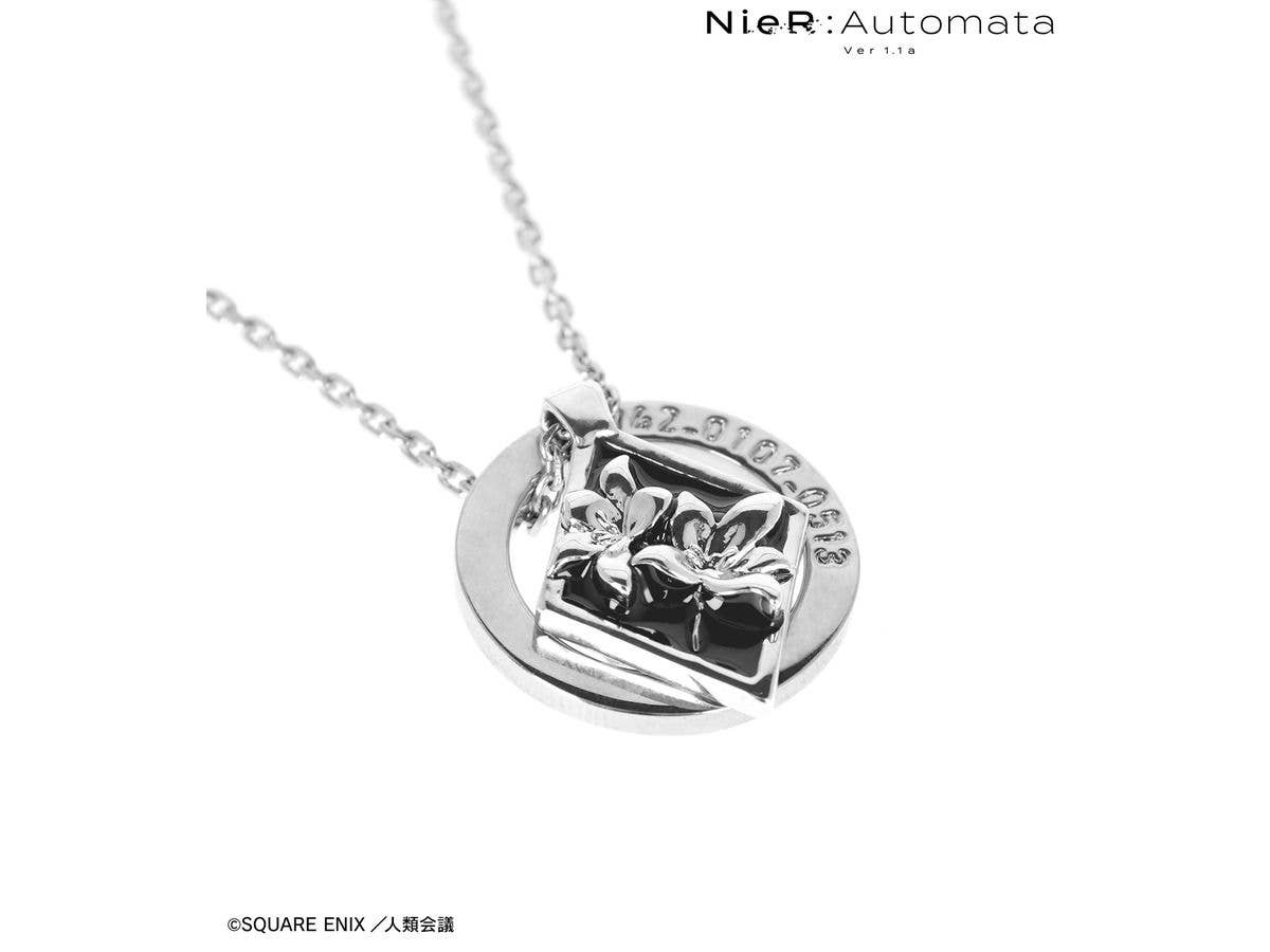 Anime Nier:Automata Ver1.1A: 2B/9S Charm Necklace