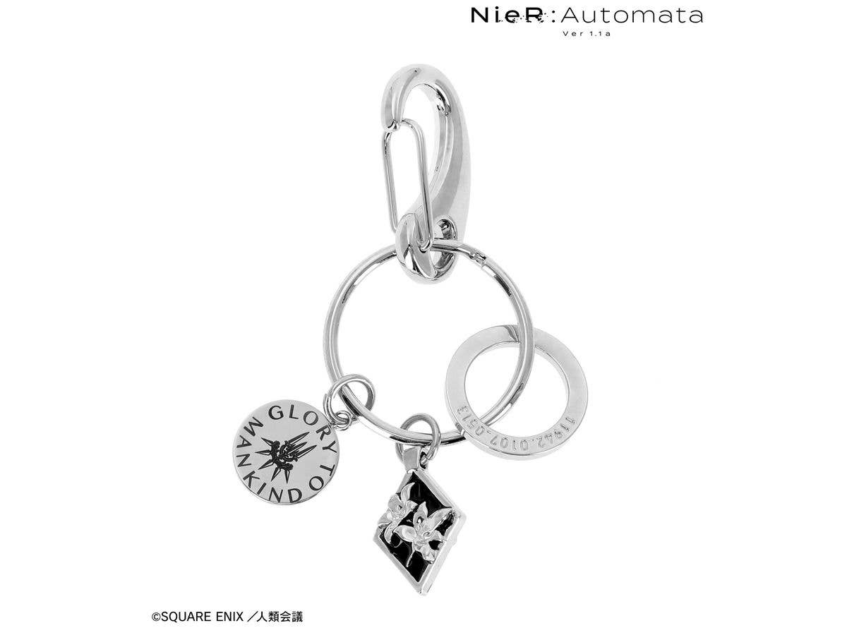 Anime Nier:Automata Ver1.1A: 2B/9S Charm Keyring