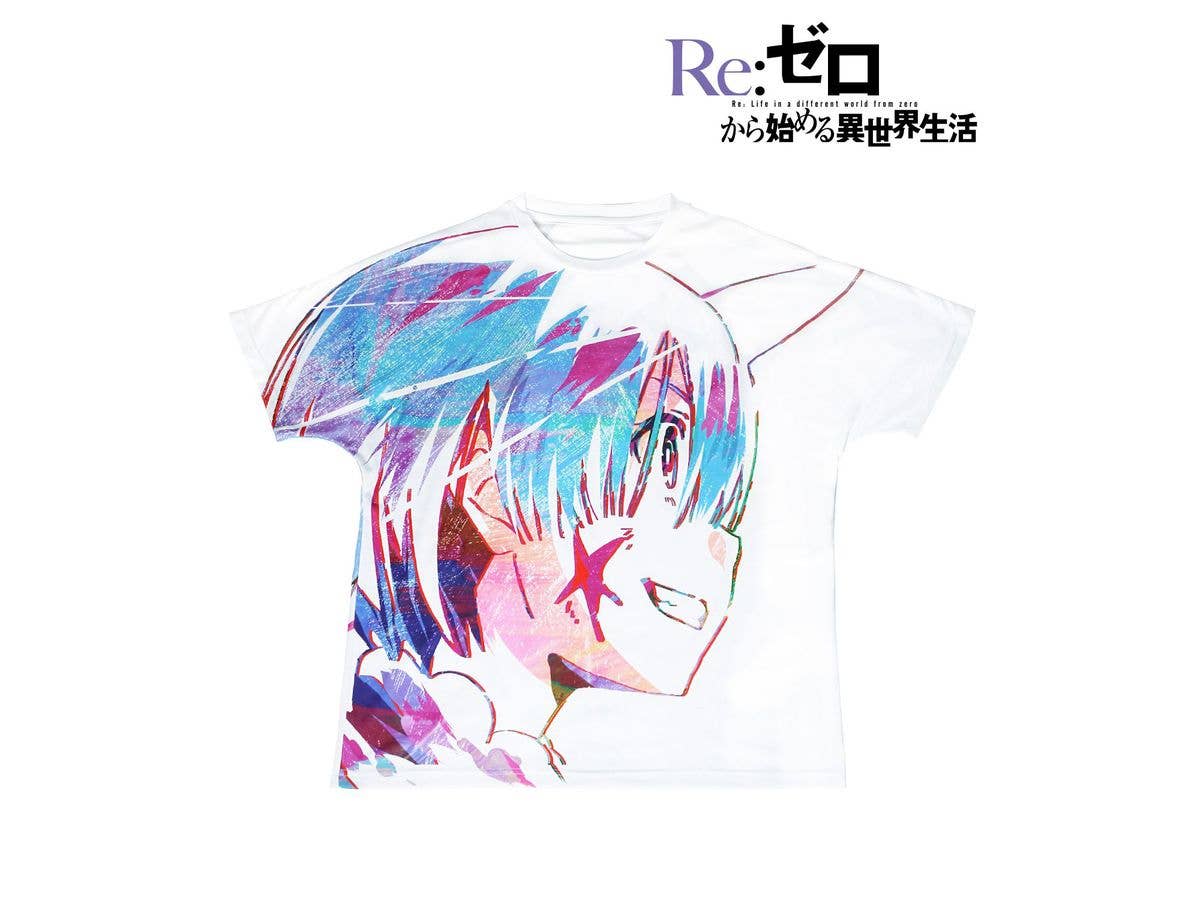 Re:Zero - Starting Life in Another World: Ani-Art Full Graphic T-Shirt (Rem) Unisex (Size/XXXL)