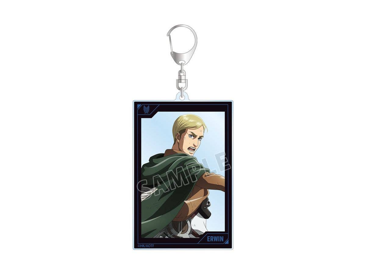 TV Anime Attack on Titan: Newly Drawn Fighting Back Ver. Vol. 2 Big Acrylic Keychain (Erwin)