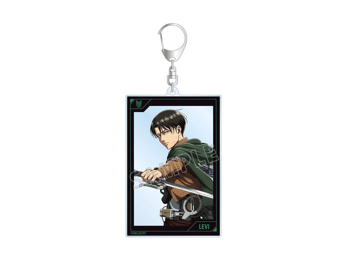 TV Anime Attack on Titan: Newly Drawn Fighting Back Ver. Vol. 2 Big Acrylic Keychain (Levi)