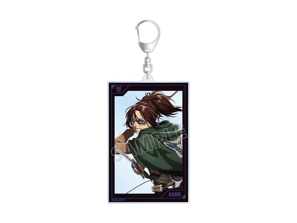 TV Anime Attack on Titan: Newly Drawn Fighting Back Ver. Vol. 2 Big Acrylic Keychain (Hange)