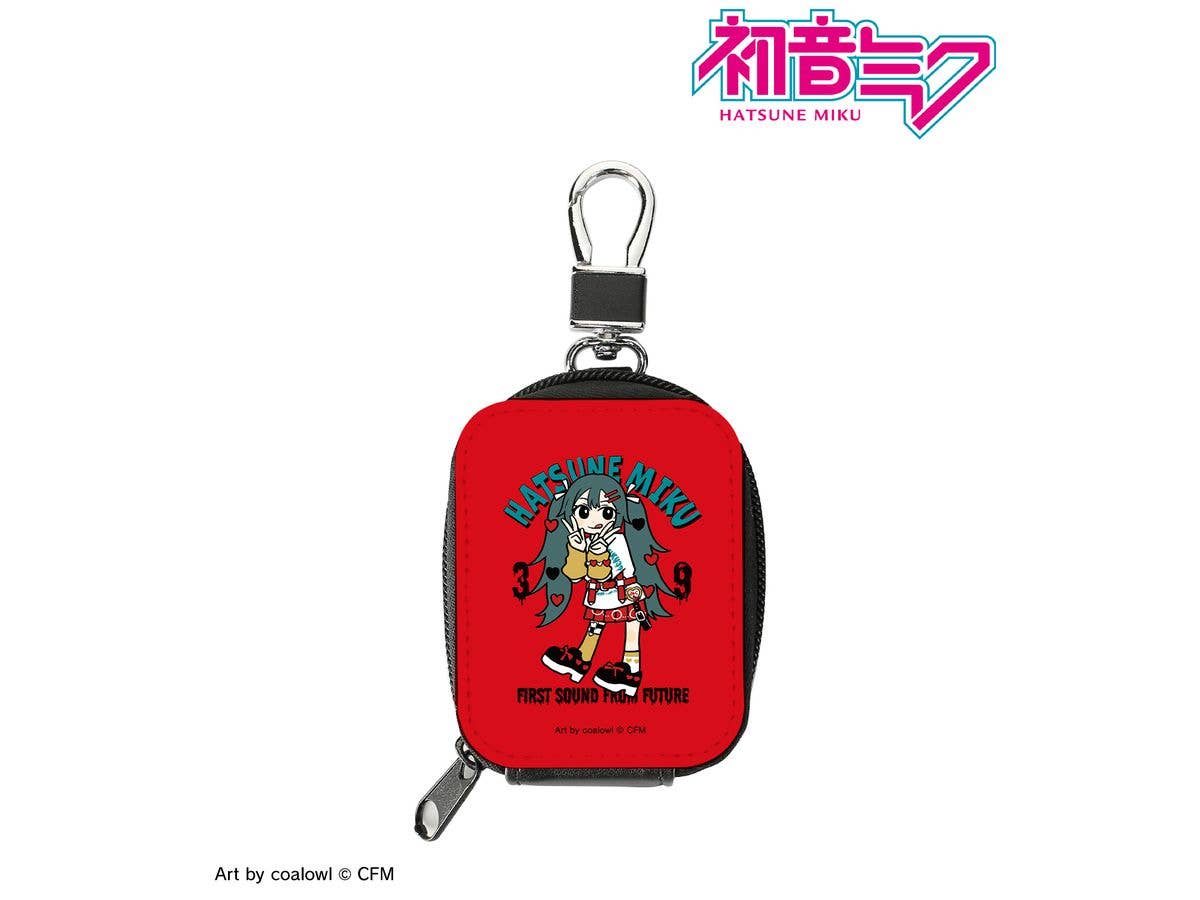 Hatsune Miku: Newly Drawn Hatsune Miku Heart Deformation ver. Art by coalowl Synthetic Leather Mini Pouch Ver.A