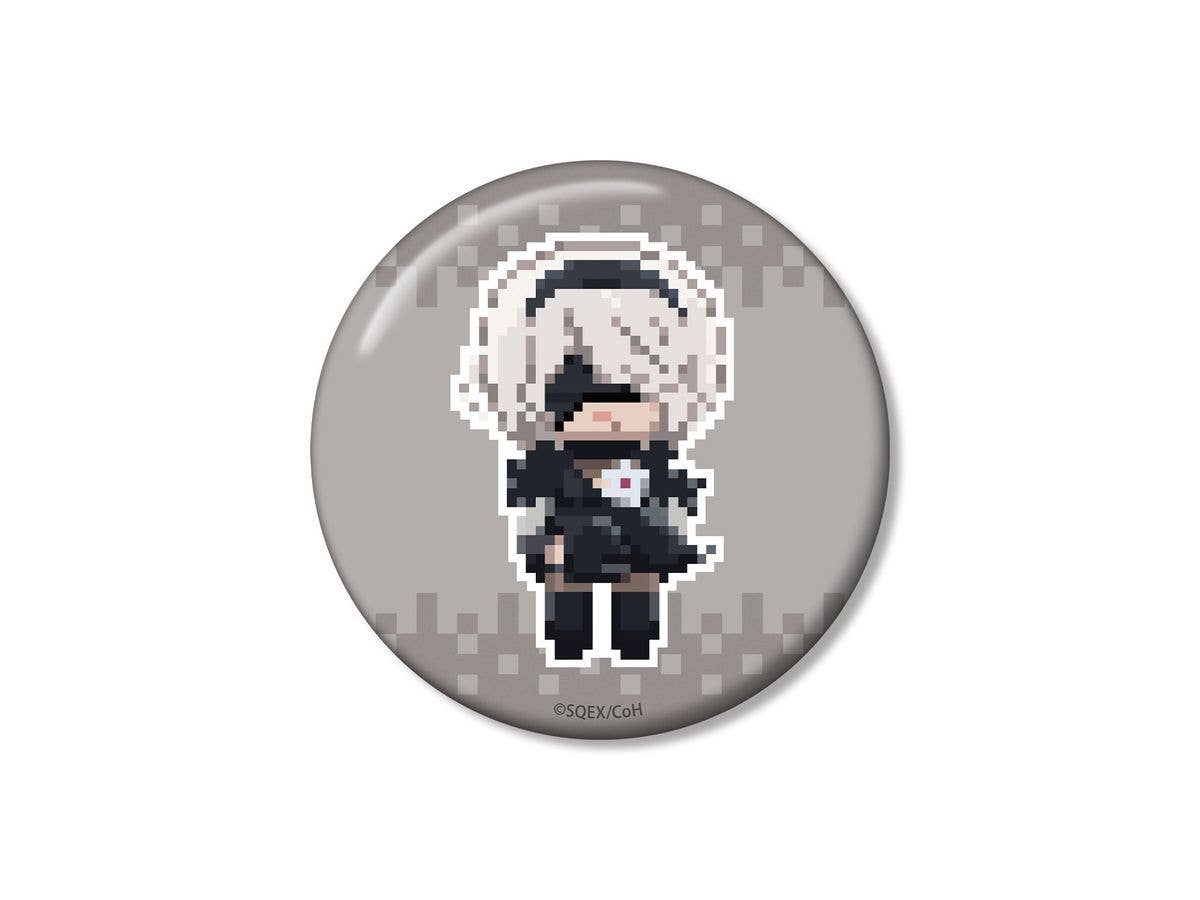 Anime NieR:Automata Ver1.1a: 2B DOT DOT 100mm Can Badge Ver. C