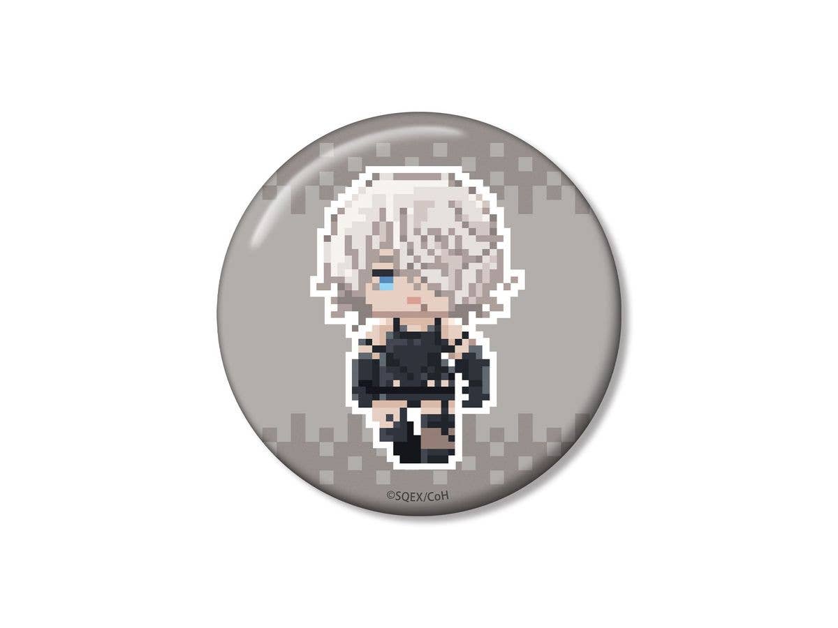 Anime NieR:Automata Ver1.1a: A2 DOT DOT 100mm Can Badge Ver. A