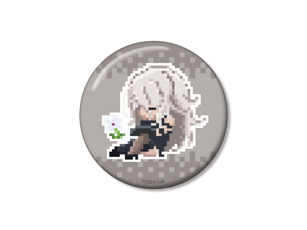 Anime NieR:Automata Ver1.1a: A2 DOT DOT 100mm Can Badge ver.B