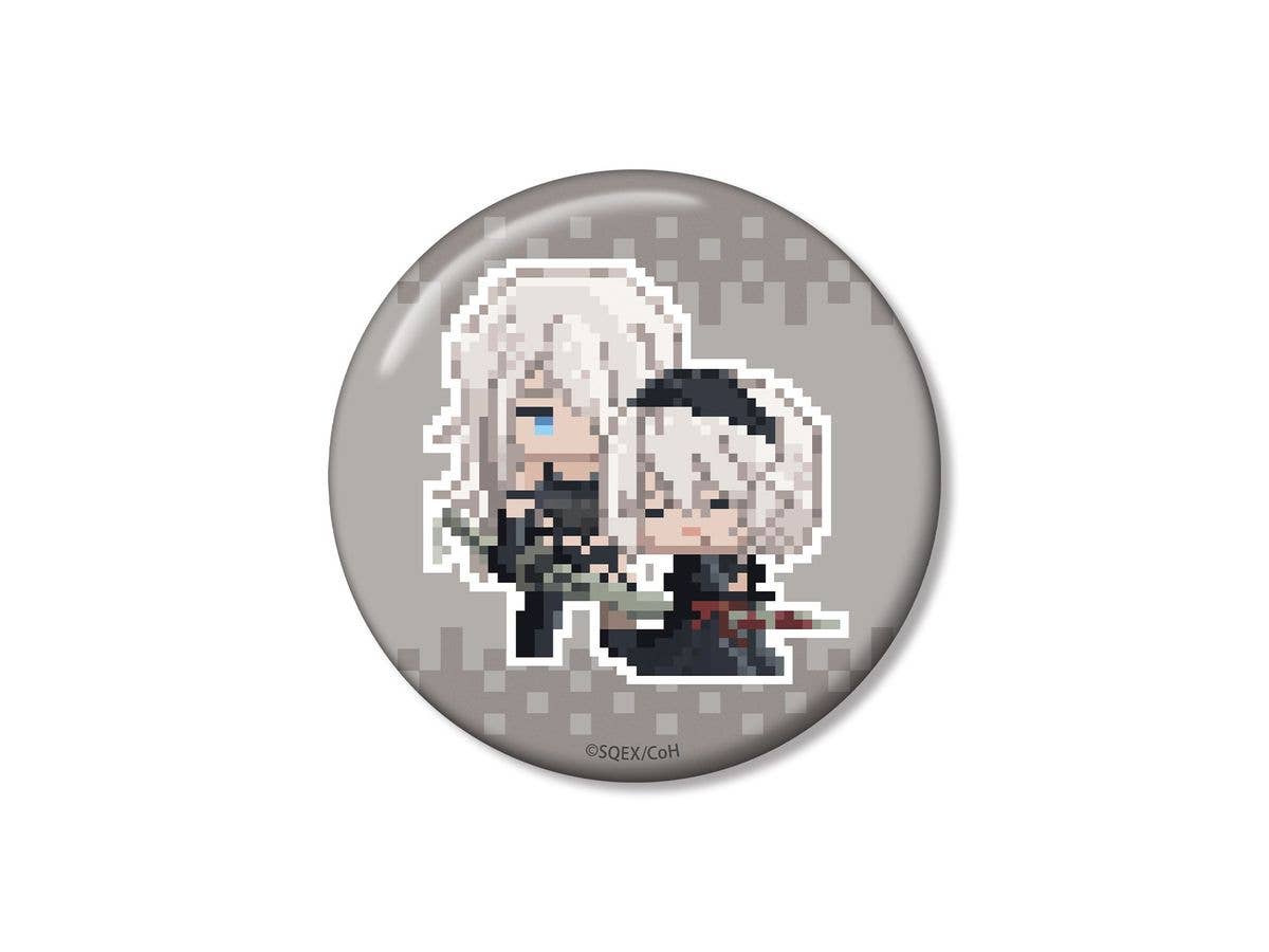 Anime NieR:Automata Ver1.1a: 2B/A2 DOT DOT 100mm Can Badge