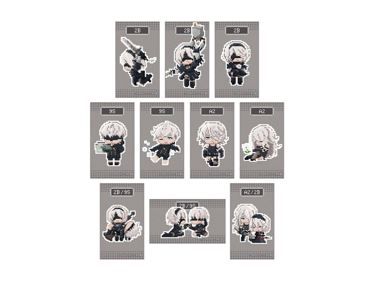 Anime NieR:Automata Ver1.1a: Trading DOT DOT Illustration Card 1Box 10pcs
