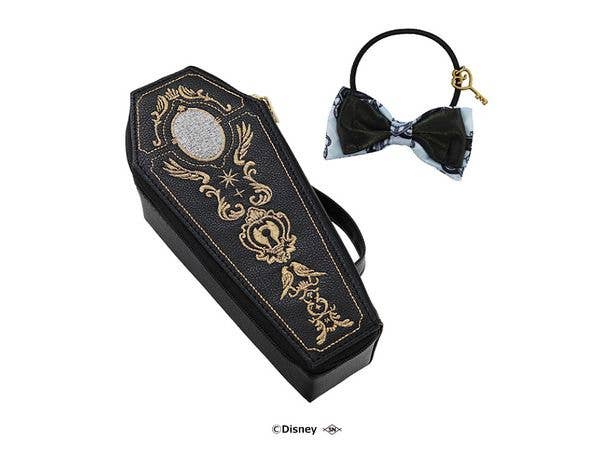 Disney Twisted Wonderland Coffin-shaped Accessory Pouch & Ribbon Hair Tie - Octavinelle Dorm