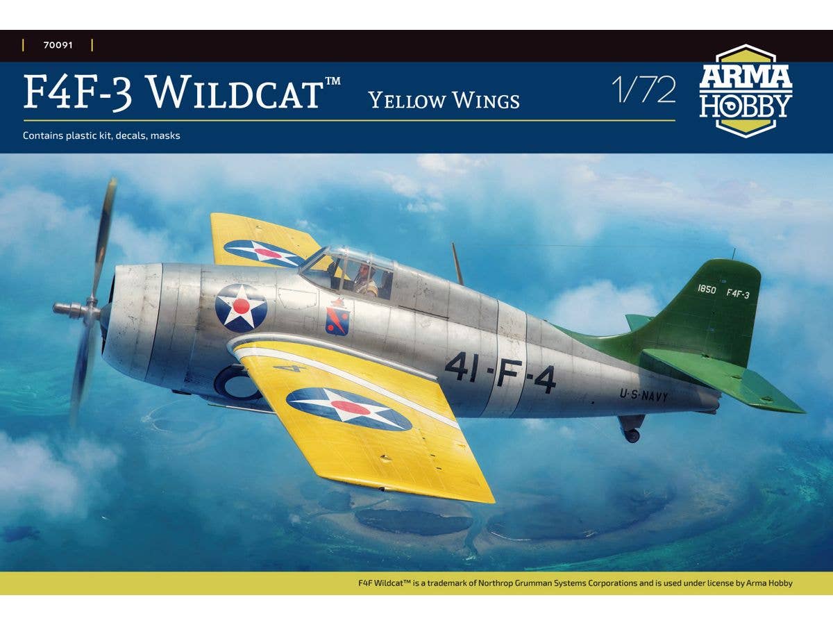 F4F-3 Wildcat(TM) Yellow Wing