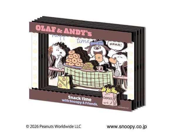 Peanuts Paper Shadow Art mini (Paper Shadow Art Mini) / Snack Time SA-M105