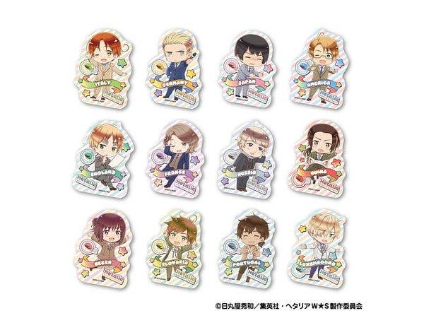 Anime Hetalia World Stars: Die-cut Stickers 1 Box (12pcs)