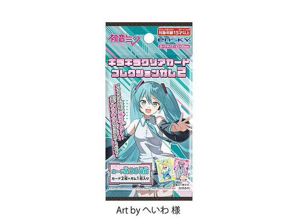 Hatsune Miku: Glittery Clear Card Collection Gum 2 1Box 18pcs