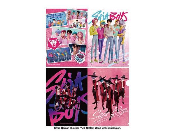 KPOP Girls! Demon Hunters: Clear File Set 2. SAJA BOYS