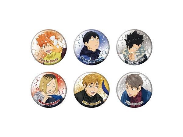 Anime Haikyu!!: Glittery Can Badge Collection 5 (1 Box of 6)