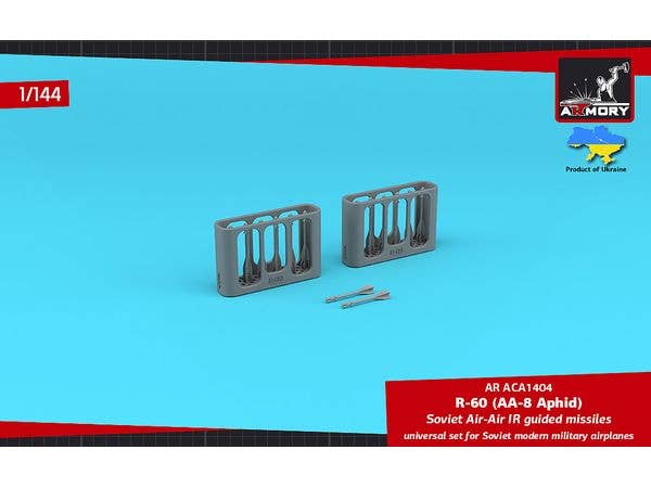 R-60 (AA-8 Aphid) Air-Air IR guided missiles (12pcs)