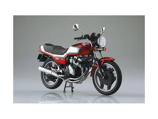 Honda CBX400F Candy Ala Moana Red / Pearl Shell White