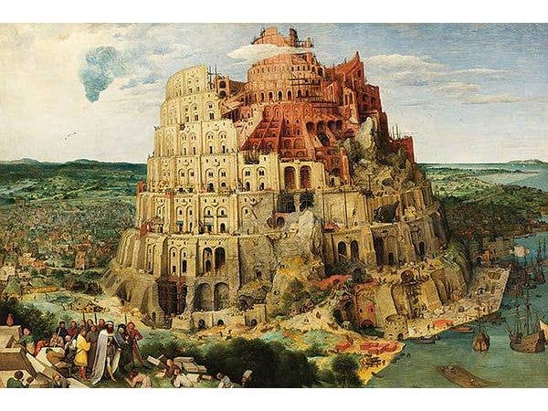 Jigsaw Puzzle: Masterpiece The Tower of Babel 1000pcs (75 x 50cm)