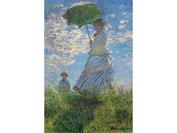 Jigsaw Puzzle: Masterpiece Woman with a Parasol - Madame Monet and Her Son 1000pcs (75 x 50cm)