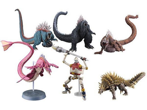 Hyper Modeling Series Godzilla Singular Point: 1Box (6pcs) (Reissue)