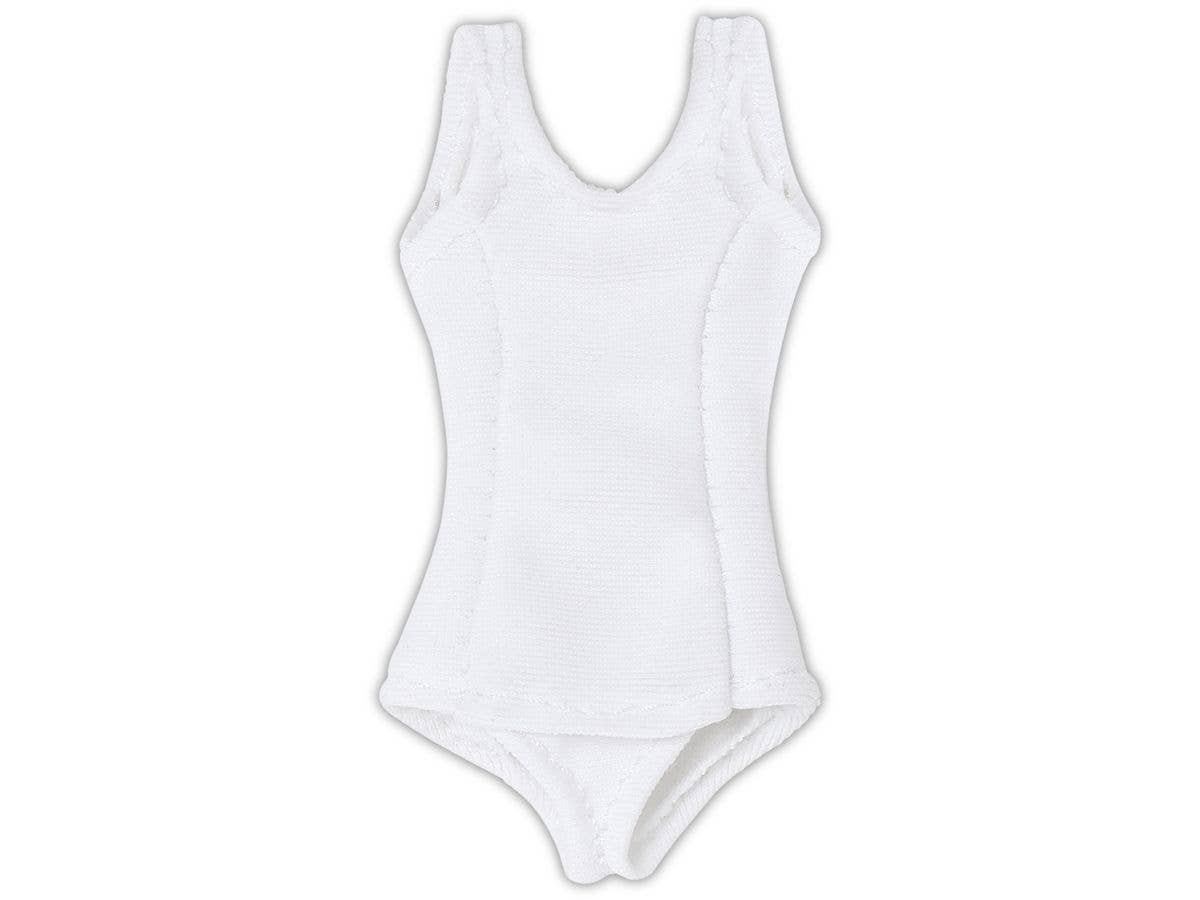 School Swimsuit II White