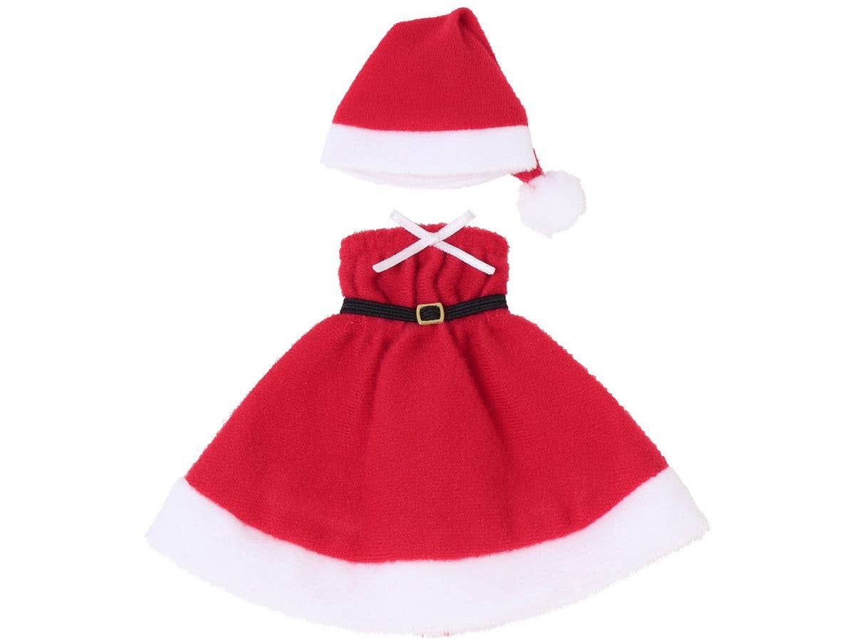 PNS Strapless Santa Dress set Red