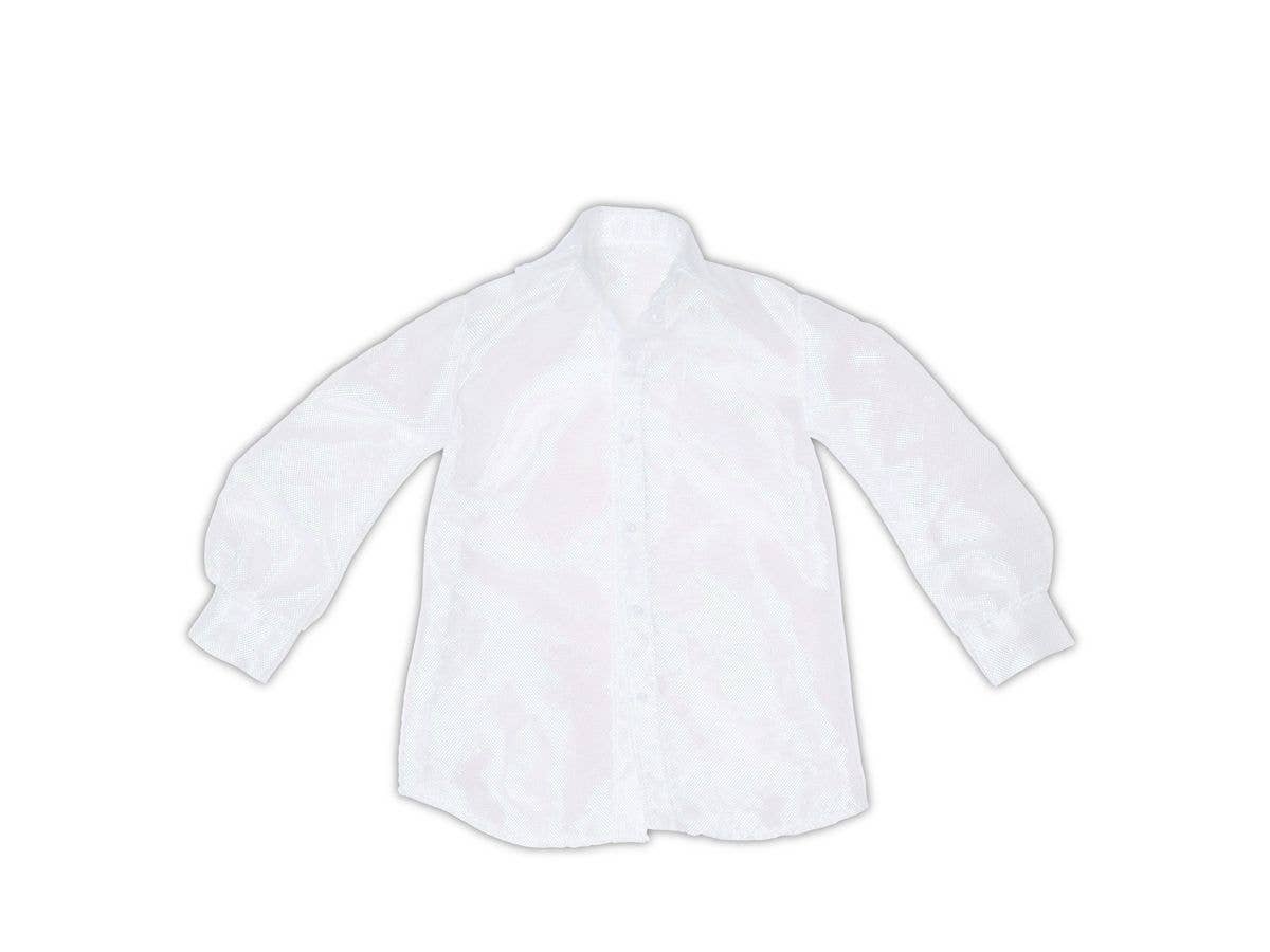 Q'z Sheer Shirt Aurora White