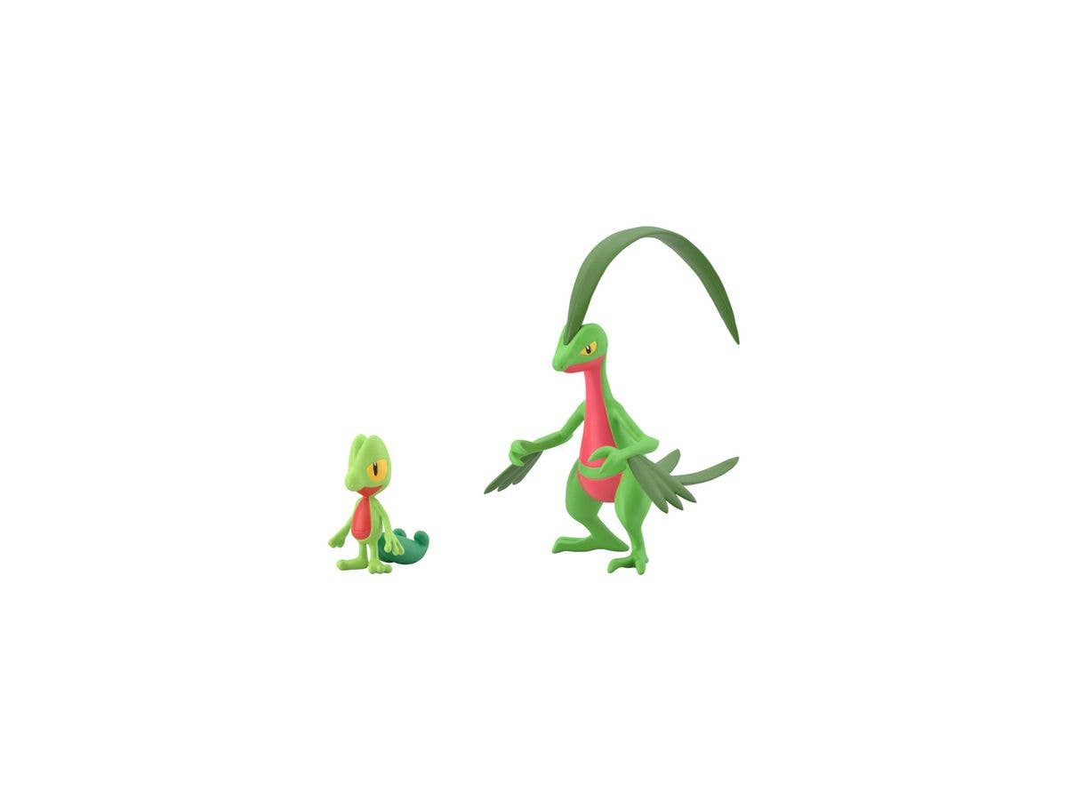 25 Pokemon Scale World Hoenn region Treecko & Grovyle