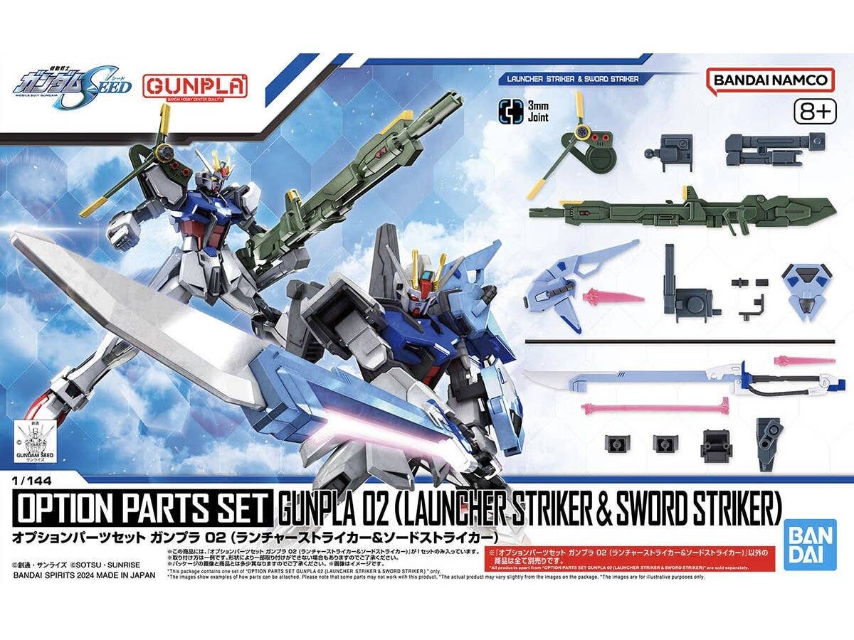 Gundam Option Parts Set Gunpla 02 (Launcher Striker & Sword Striker)