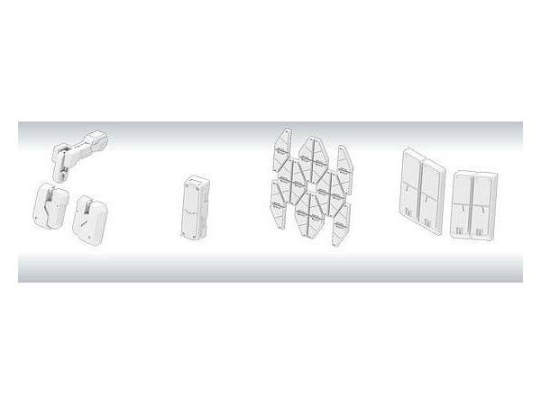 Builders Parts: MS Armor 01 (White)