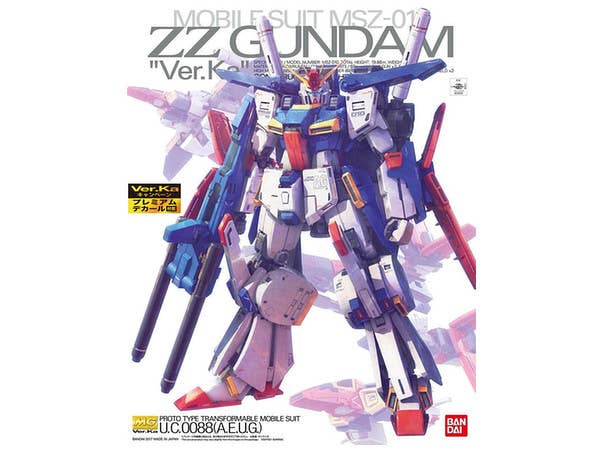 MG ZZ Gundam Ver.Ka w/Premium Decal