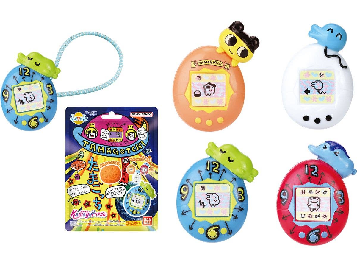 Bikkura Tamago Kawayui Hair Ties Tamagotchi (Random1P) (Reissue)