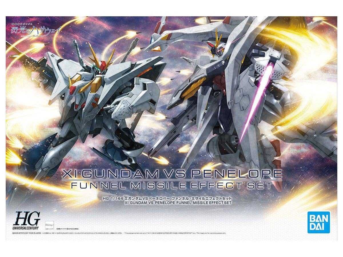 HGUC Xi Gundam vs Penelope Funnel Missile Effect Set
