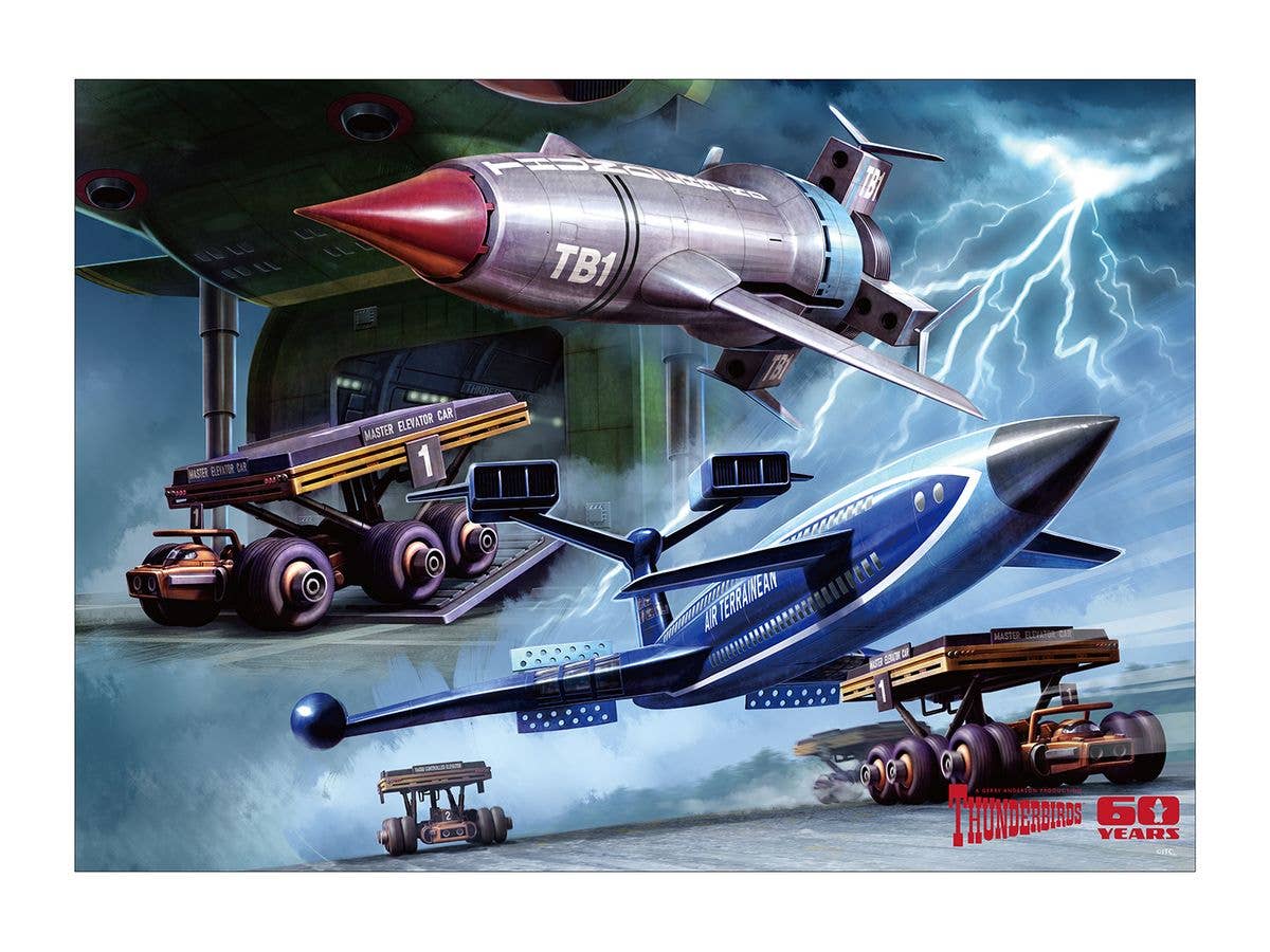 Thunderbirds Box Art: B2 Poster Mechanic Selection Part 1