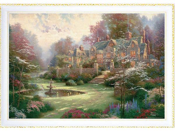 Jigsaw Puzzle: Thomas Kinkade Gardens Beyond Spring Gate 2000 Small pcs (72 x 49cm)