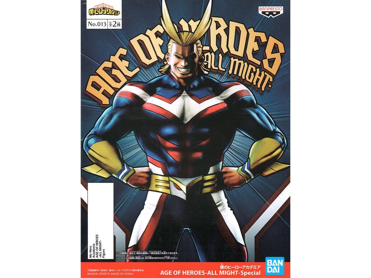 [Used Item: B] My Hero Academia AGE OF HEROES -ALL MIGHT- Special B