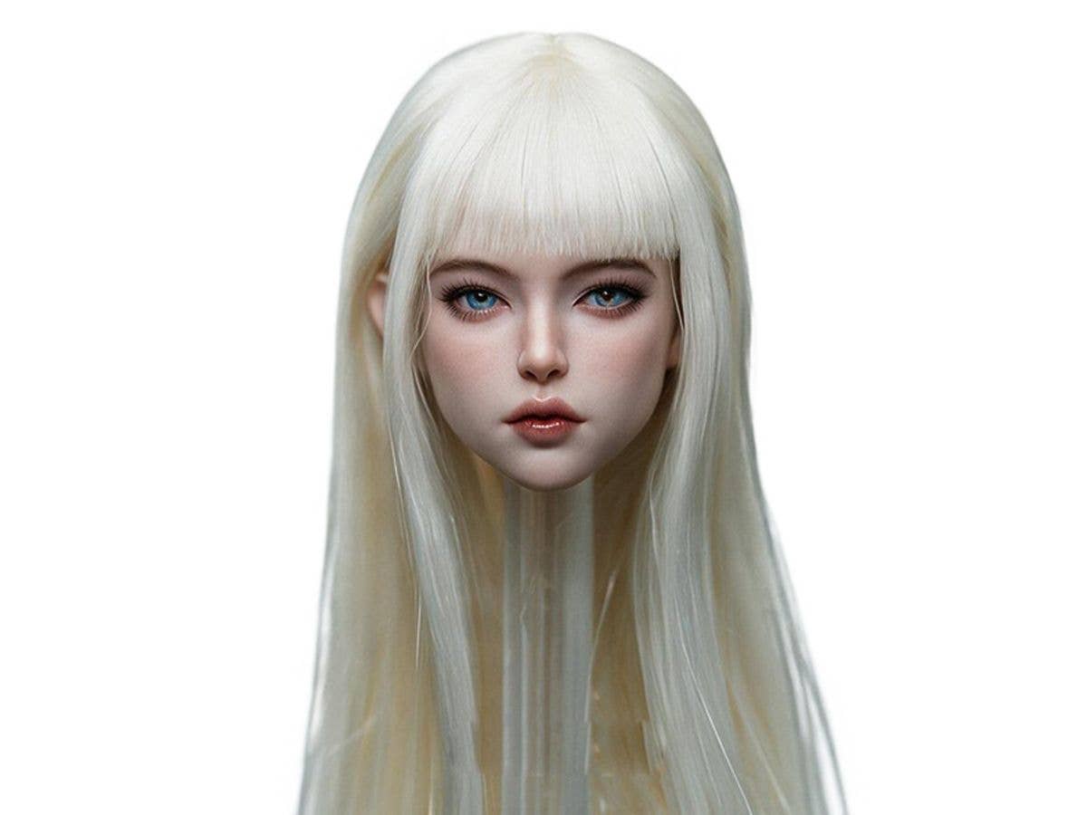 Bobitoys Yan Zao Series Clara Movable-Eye Head Sculpt White Hair