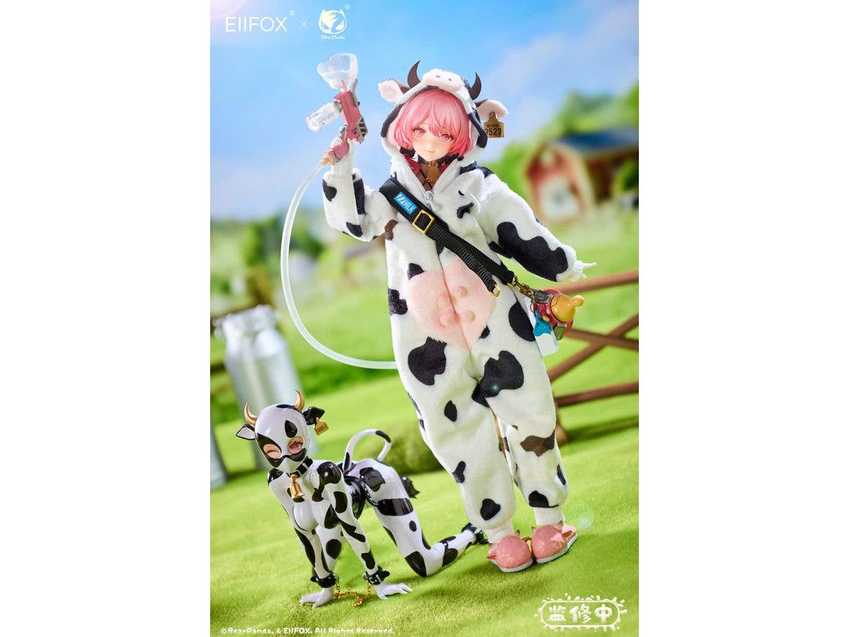 BearPanda x EIIFOX Dairy Cow Momo