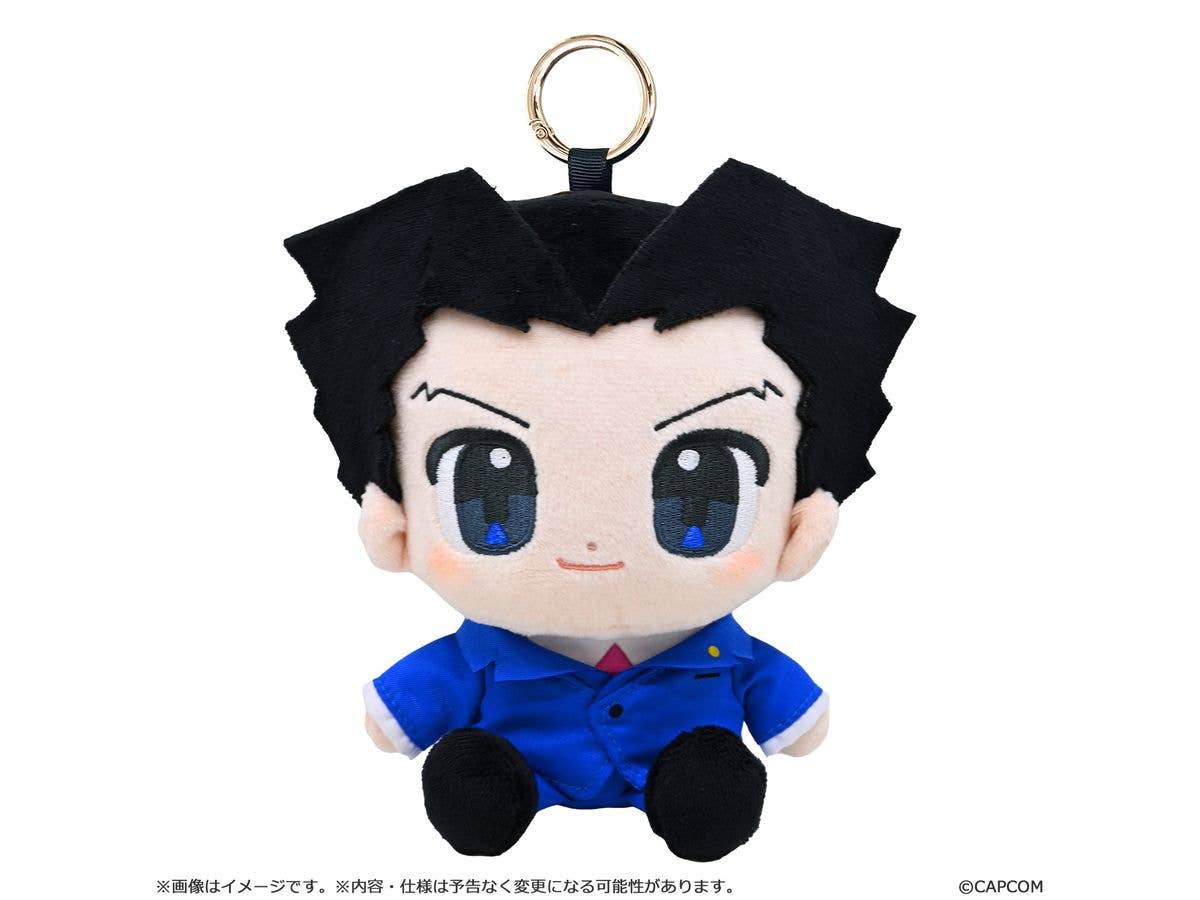 Ace Attorney: Chibi Cap Carabiner Plush Toy - Phoenix Wright