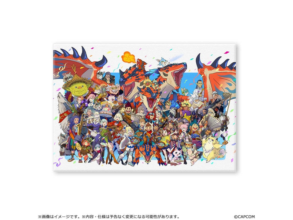 Monster Hunter Stories 10th Anniversary Art Character Fine Board