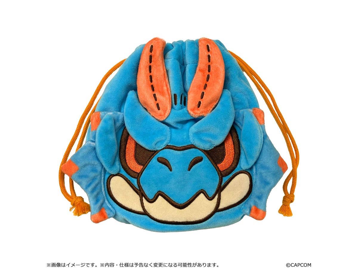 Monster Hunter Mondefo Drawstring Pouch - Lagiacrus
