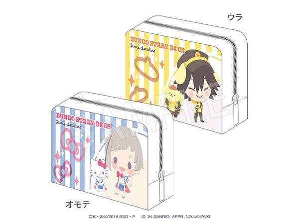 Bungo Stray Dogs x Sanrio Characters:  Pouch A Atsushi Nakajima x Hello Kitty Ranpo Edogawa x Pompompurin