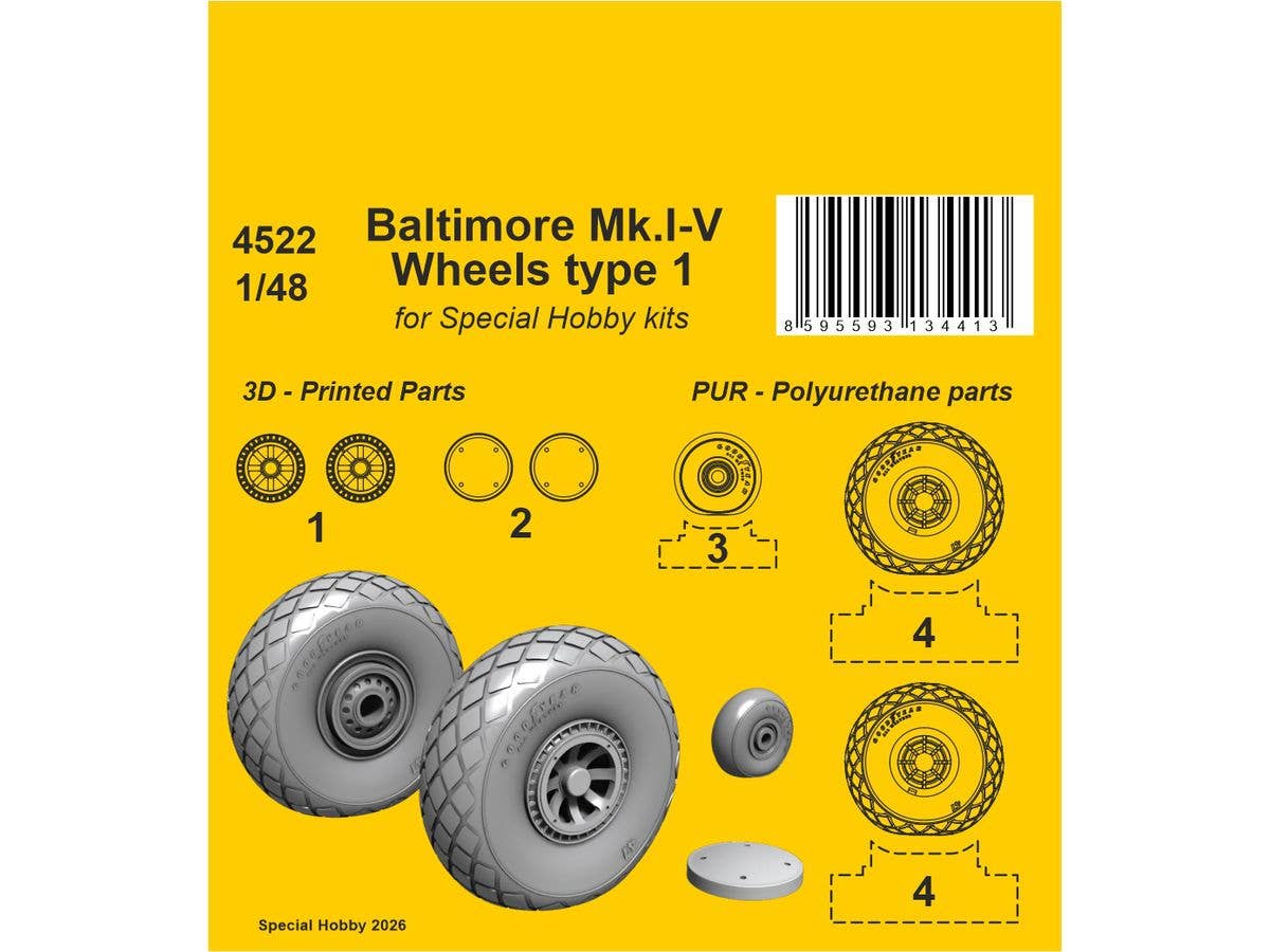 Baltimore Mk.I-V Wheels / for SH kits