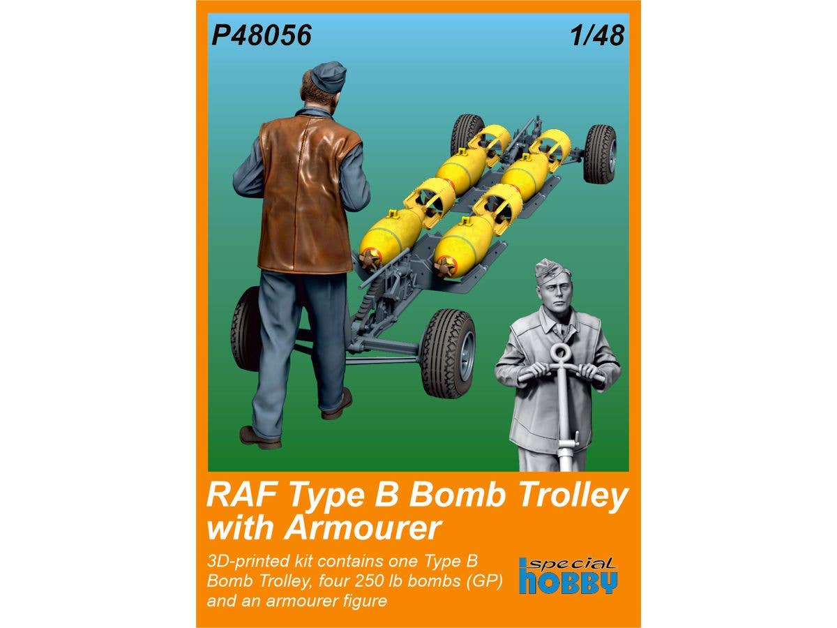 RAF Type B Bomb Trolley with Armourer