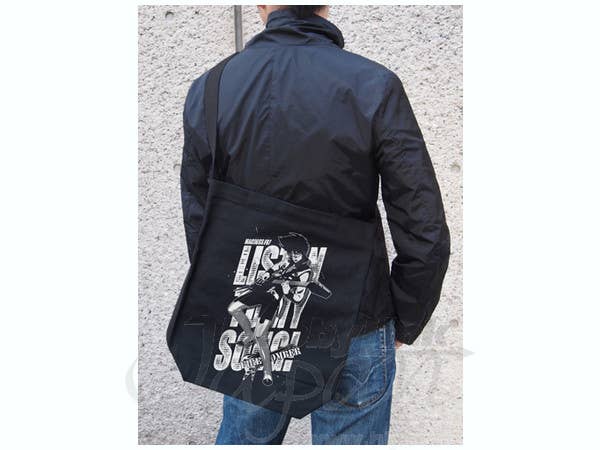 Basara Shoulder Tote Bag Black