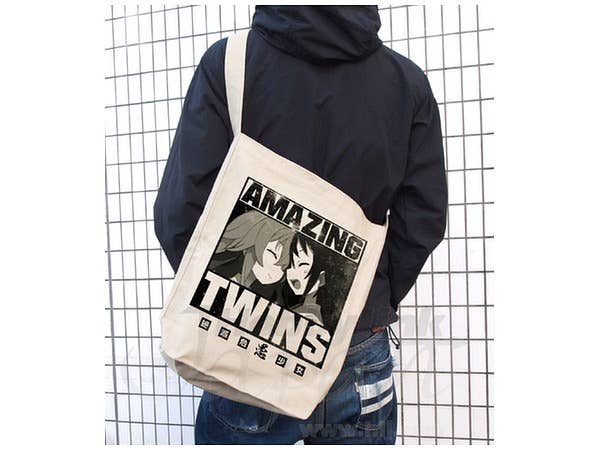 Amazing Twins Shoulder Tote Bag