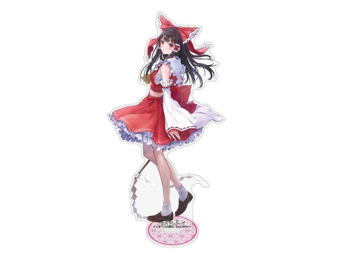 Touhou Project: Reimu Hakurei Acrylic Figure illust: Kishida Mel