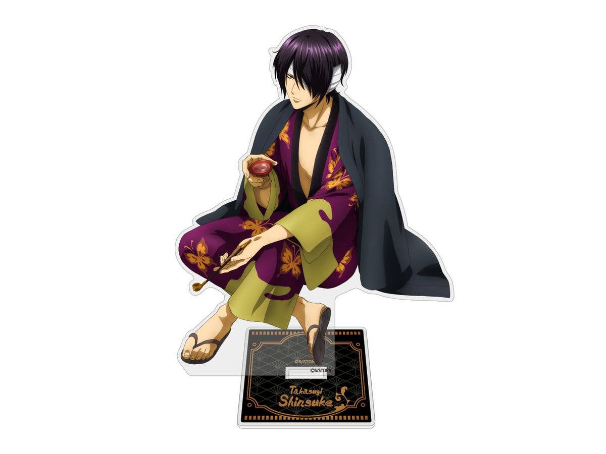 Gintama: Takasugi Shinsuke Acrylic Stand (Large) Takasugi and a Drink Ver.
